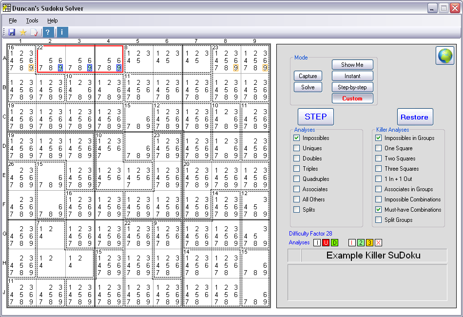 Daily Killer Sudoku